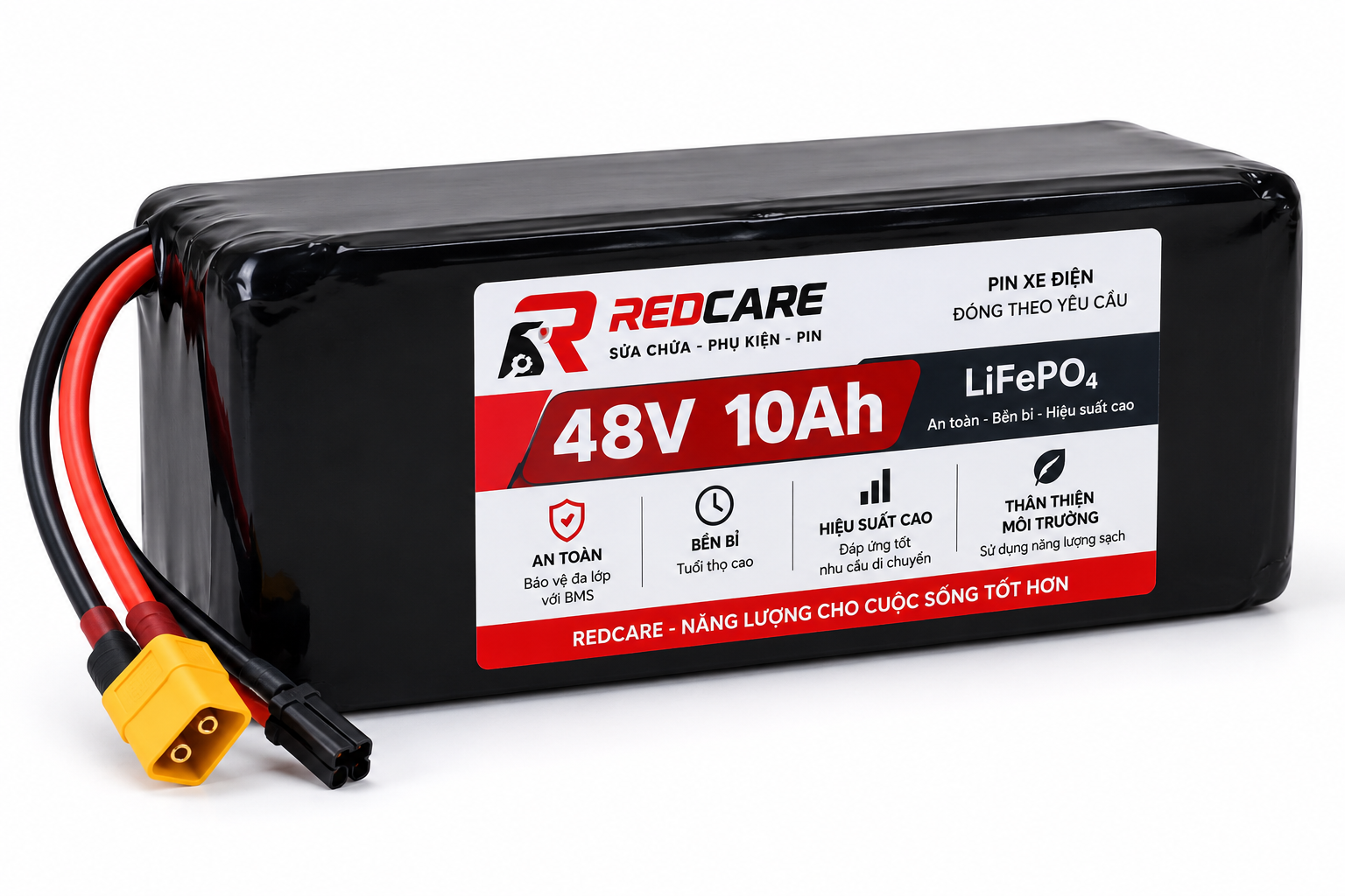 Pin LiFePO₄ 48V 10Ah – Đóng Theo Yêu Cầu