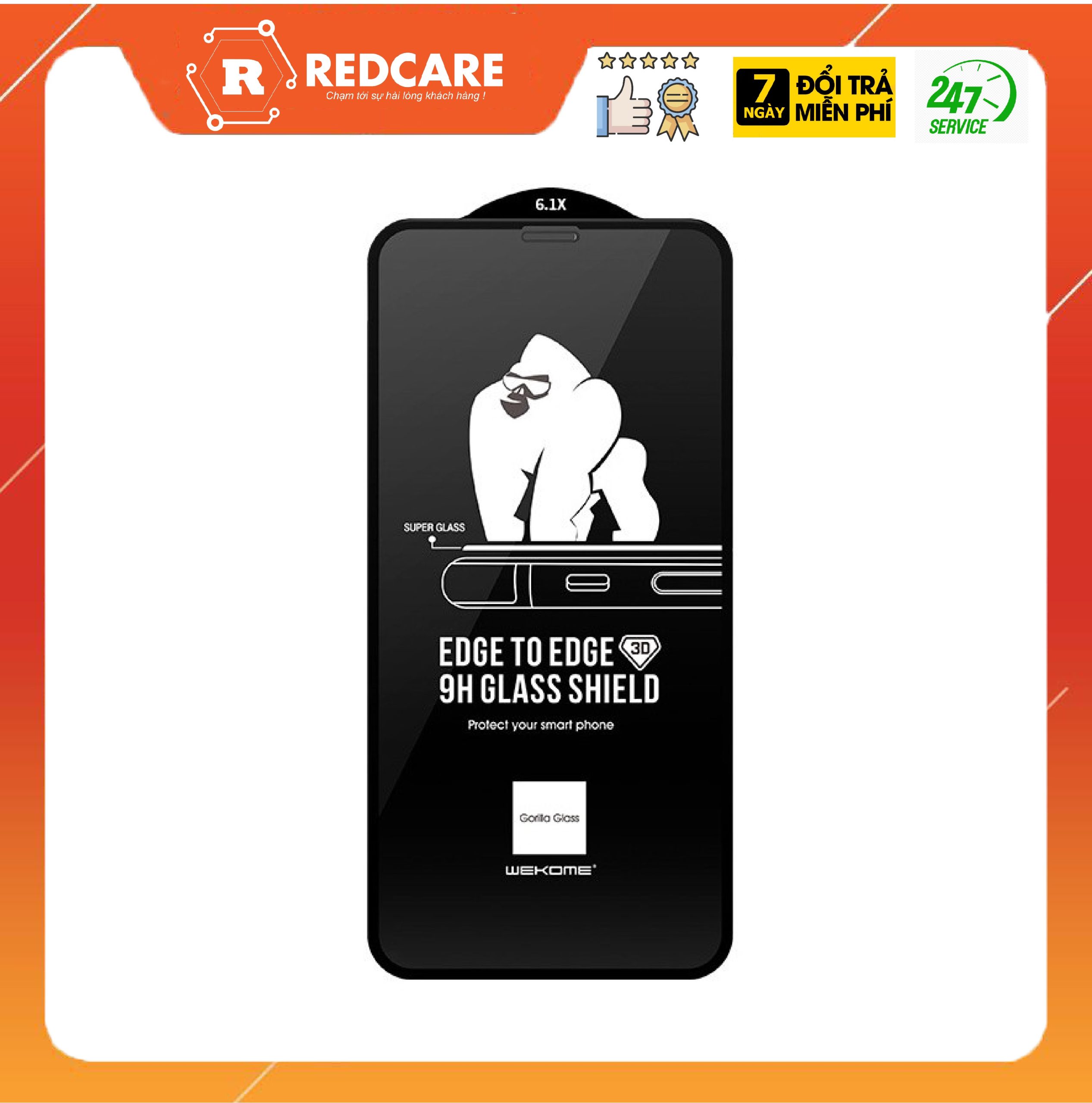 Kính cường lực Iphone Kingkong full màn