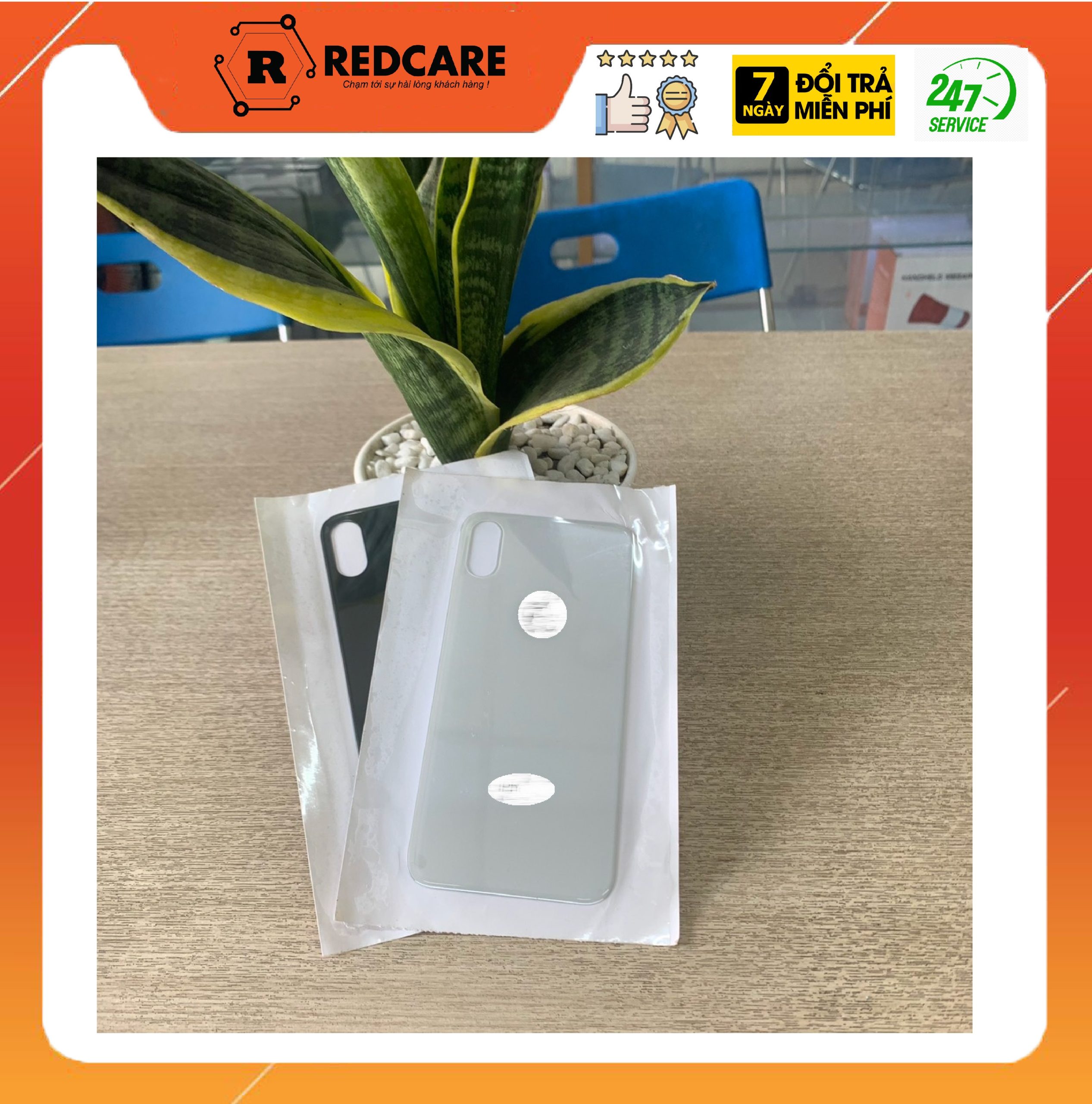 Nắp lưng thay thế IP X lỗ to